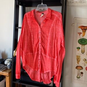 We the Free Beach Cotton Mix Top